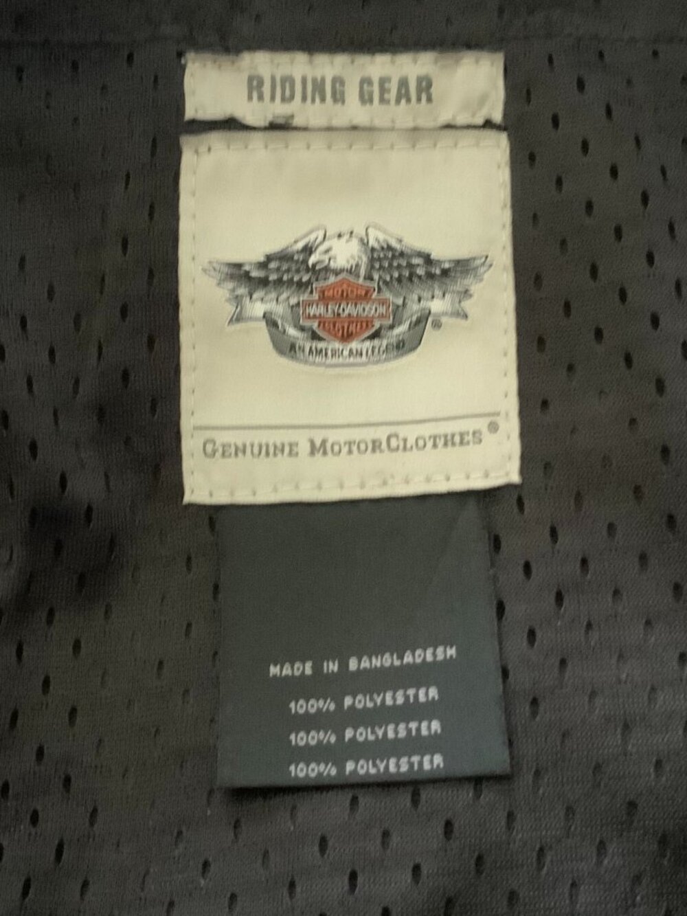 HARLEY DAVIDSON WOMEN'S MOTORCYCLE JACKET - POLYESTER - SIZE XL - Picture 8 of 12